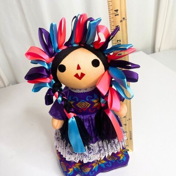 Mexican Rag Doll -Authentic Mexican Handmade Doll- Lele Maria Doll- NWOT - Picture 10 of 10